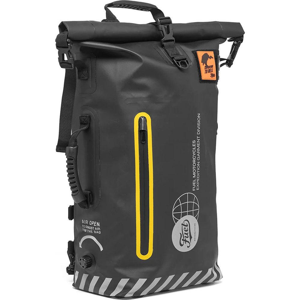 Fuel Expedition Backpack Black / Yellow FREE 1 YEAR Returns, FREE UK Delivery | ThrottleChimp