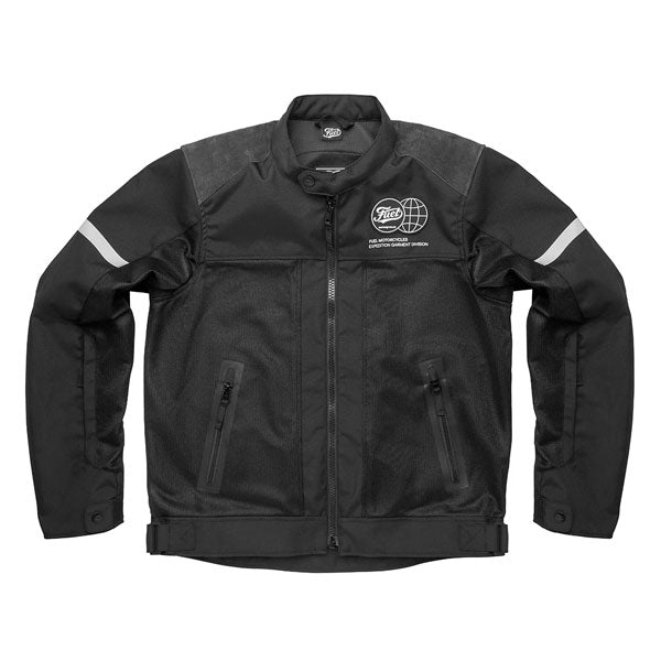 Fuel Phoenix Textile Jacket Black FREE 1 YEAR Returns, FREE UK Delivery | ThrottleChimp