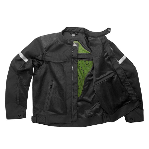 Fuel Phoenix Textile Jacket Black FREE 1 YEAR Returns, FREE UK Delivery | ThrottleChimp