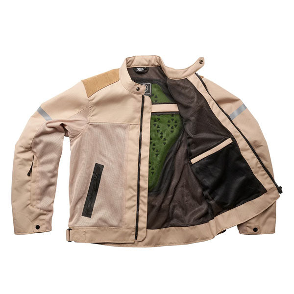 Fuel Phoenix Textile Jacket Sand (Image 3) - ThrottleChimp