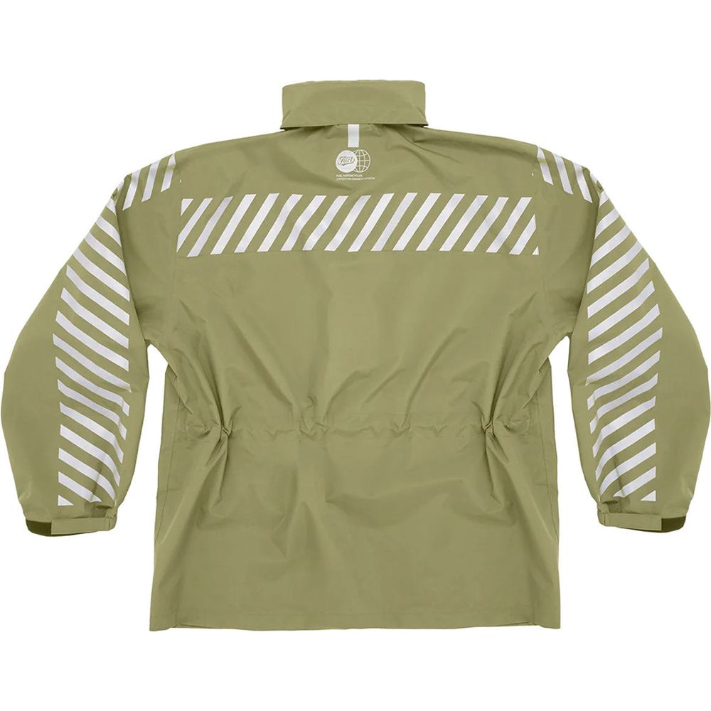 Fuel Rainer Two Piece Over Rain Suit Army Green (Image 2) - ThrottleChimp