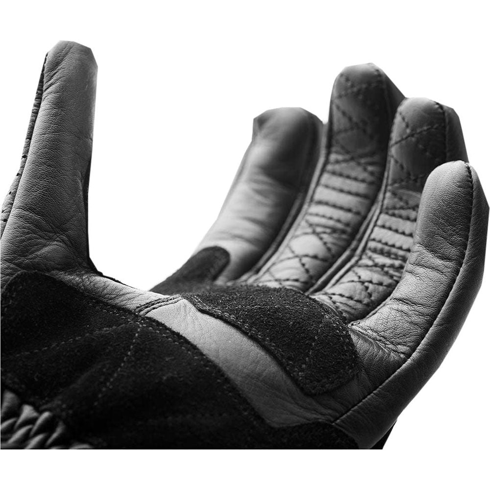 Fuel Rodeo Leather Gloves Black FREE 1 YEAR Returns, FREE UK Delivery | ThrottleChimp