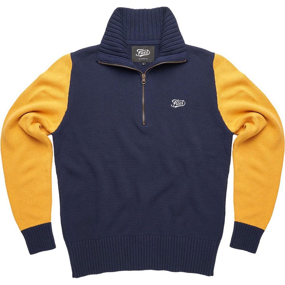 Fuel Hillclimb Sweater Blue / Yellow - ThrottleChimp