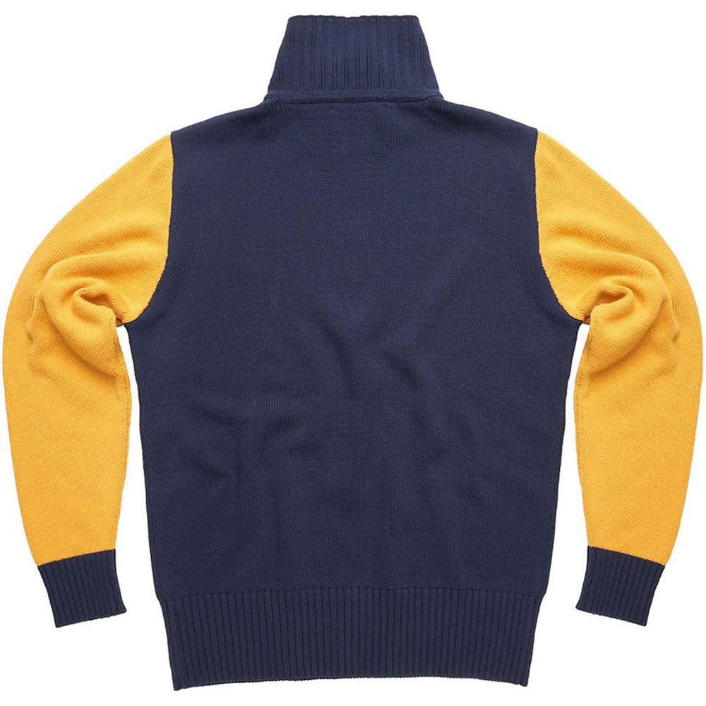 Fuel Hillclimb Sweater Blue / Yellow FREE 1 YEAR Returns, FREE UK Delivery | ThrottleChimp