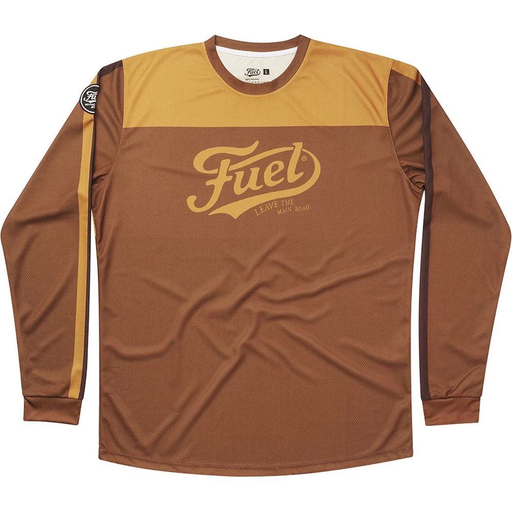 Fuel Marathon Jersey Brown - ThrottleChimp