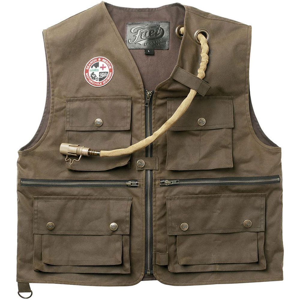 Fuel Peak Vest With Hydration Pack Olive - ThrottleChimp