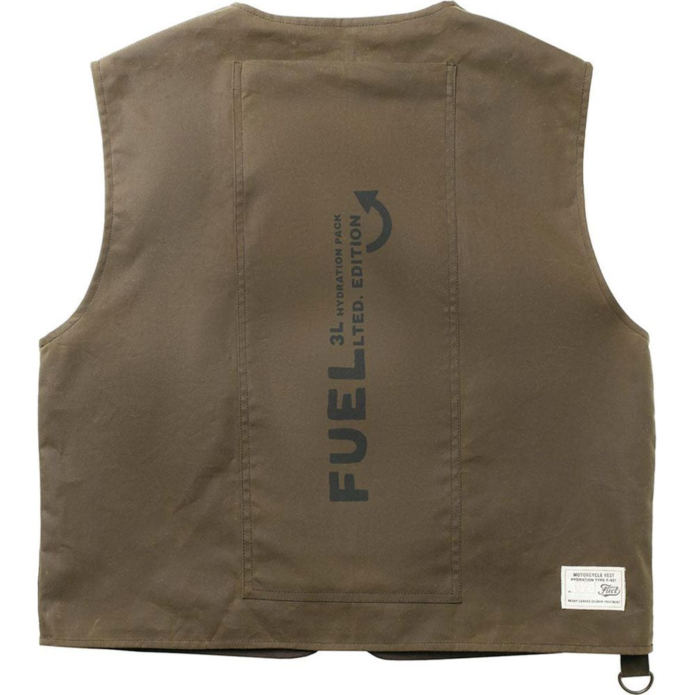 Fuel Peak Vest With Hydration Pack Olive (Image 2) - ThrottleChimp