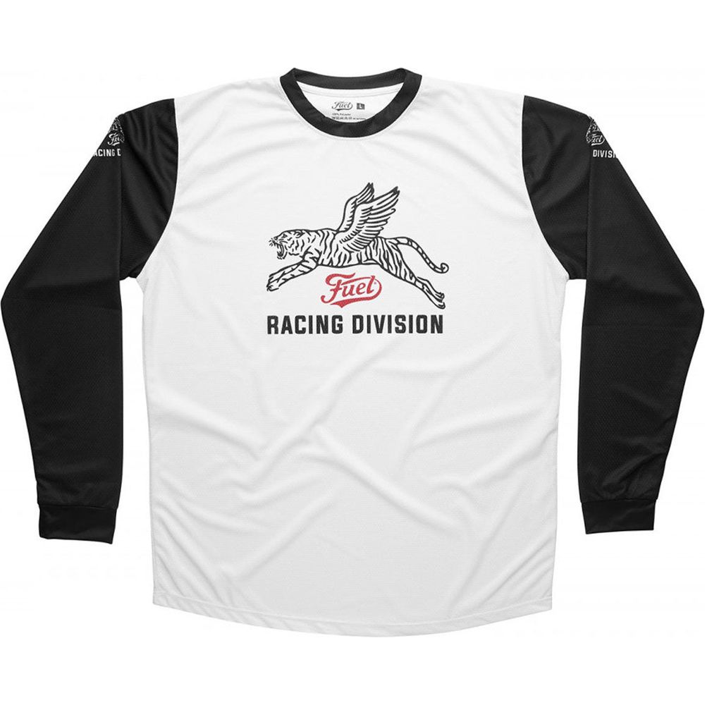 Fuel Racing Division Jersey White FREE 1 YEAR Returns, FREE UK Delivery | ThrottleChimp