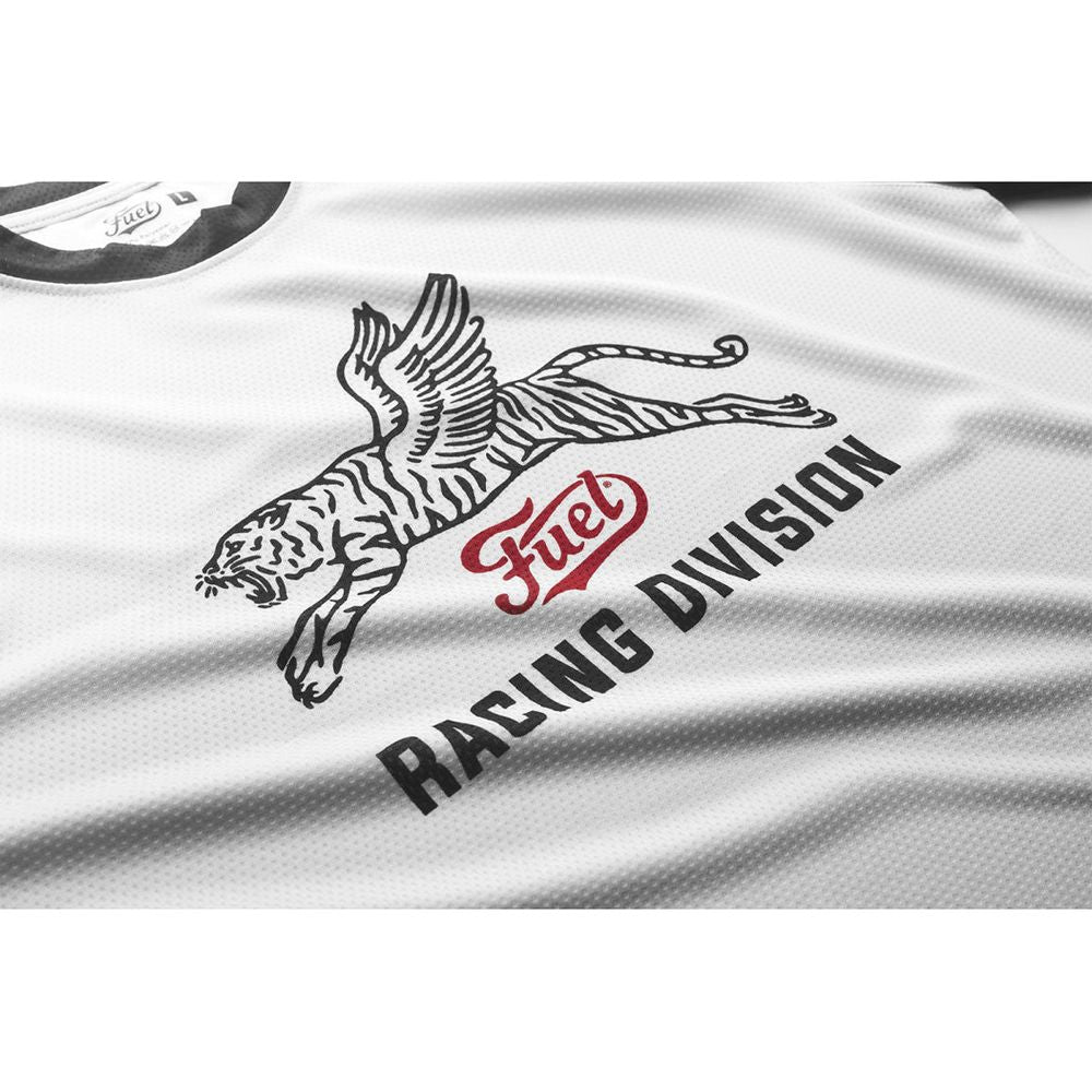 Fuel Racing Division Jersey White (Image 3) - ThrottleChimp