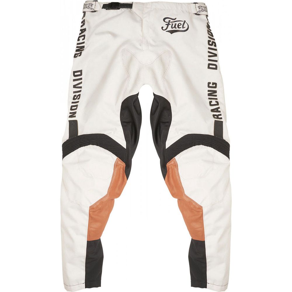 Fuel Racing Division Textile Trouser White / Black - ThrottleChimp