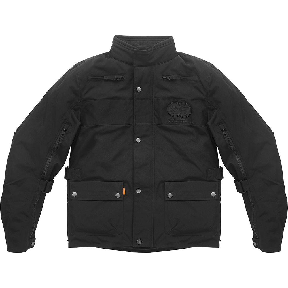 Fuel Rally 2 Textile Jacket Black FREE 1 YEAR Returns, FREE UK Delivery | ThrottleChimp