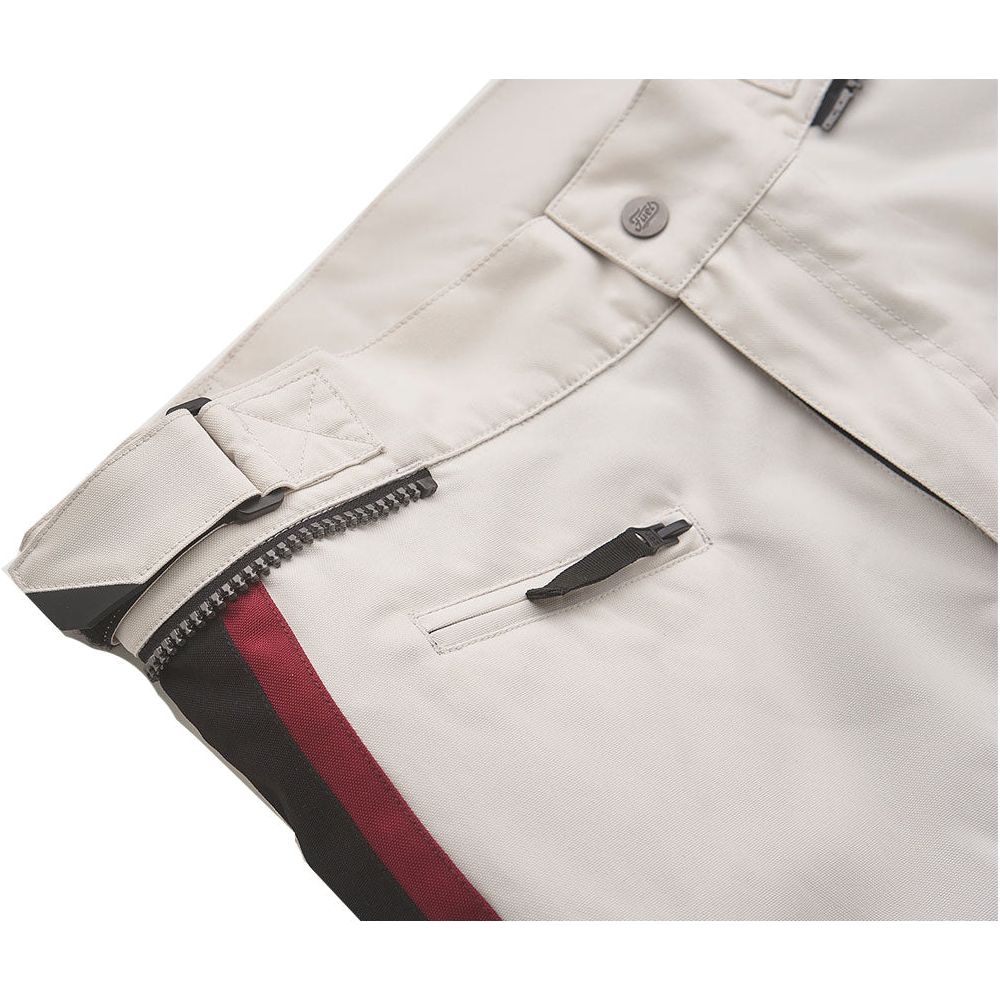 Fuel Rally 2 Textile Trouser White FREE 1 YEAR Returns, FREE UK Delivery | ThrottleChimp