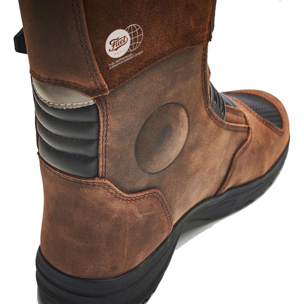 Fuel Rally Raid Boots Brown FREE 1 YEAR Returns, FREE UK Delivery | ThrottleChimp