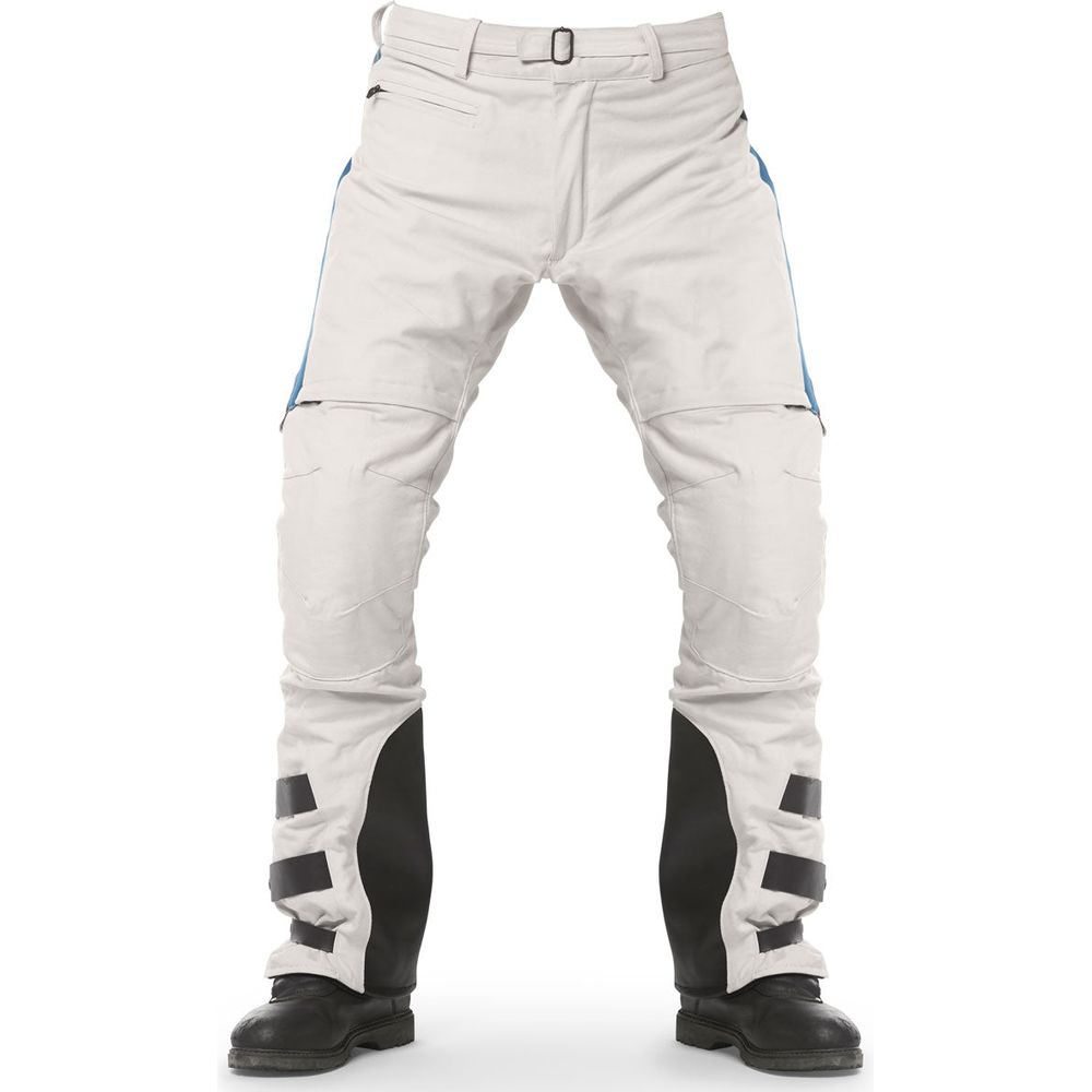 Fuel Rally Raid Textile Trouser White - ThrottleChimp