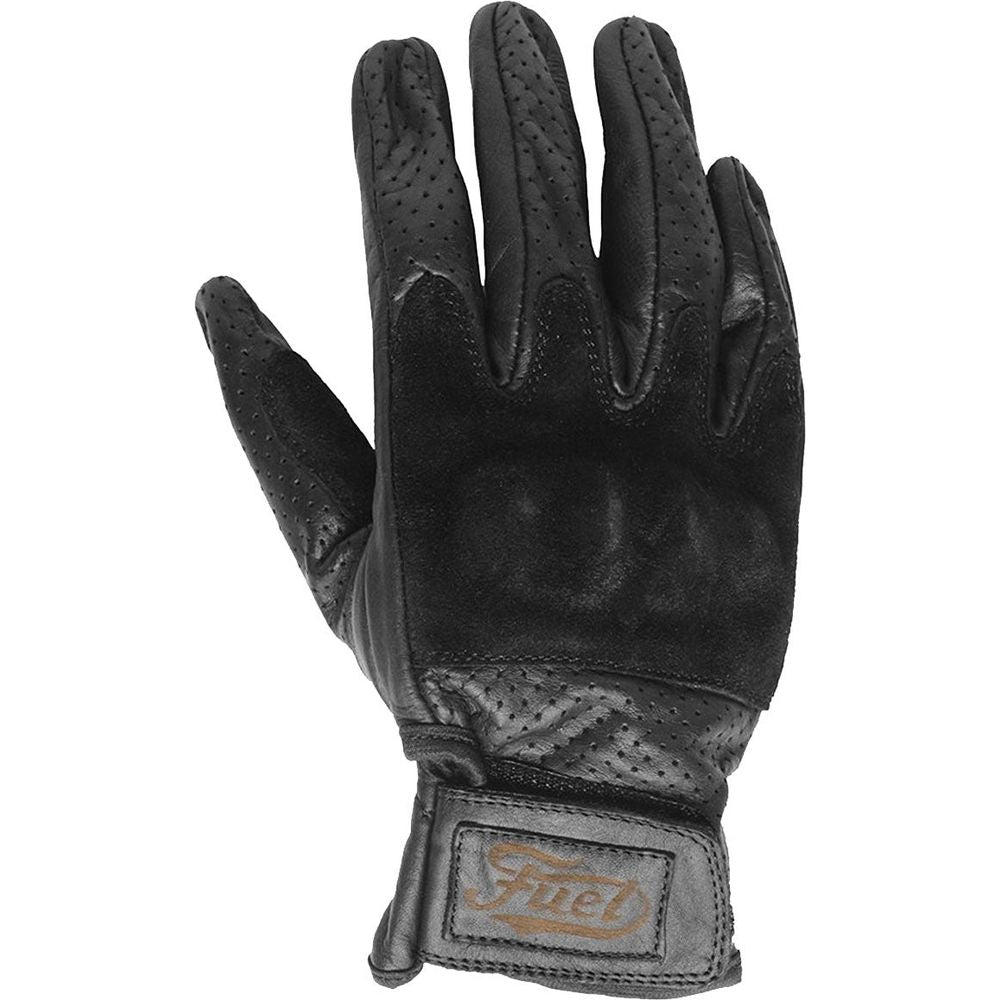 Fuel Rodeo Ladies Leather Gloves Black FREE 1 YEAR Returns, FREE UK Delivery | ThrottleChimp