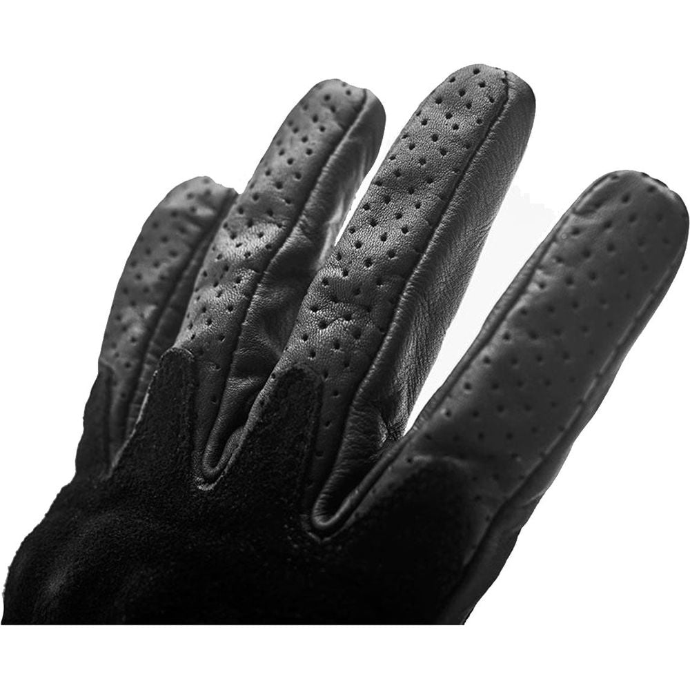 Fuel Rodeo Ladies Leather Gloves Black FREE 1 YEAR Returns, FREE UK Delivery | ThrottleChimp