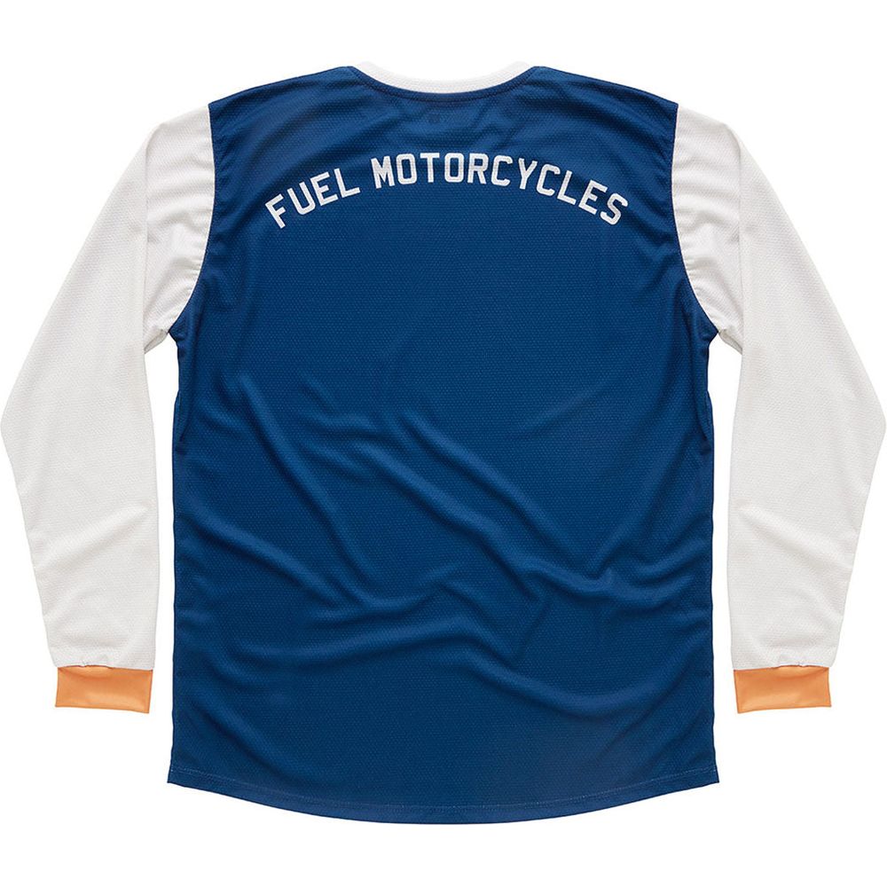 Fuel Two Stroke Jersey Blue/ White (Image 2) - ThrottleChimp