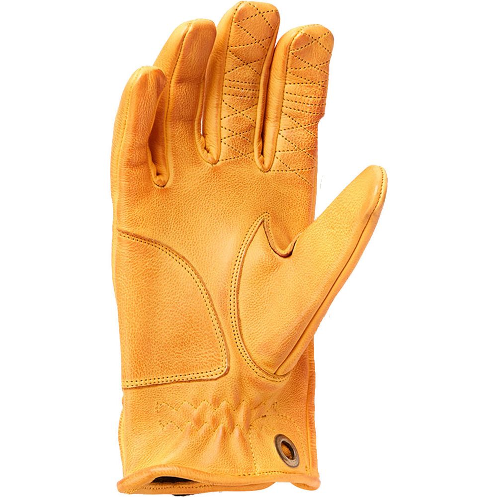 Fuel United Leather Gloves Yellow (Image 2) - ThrottleChimp