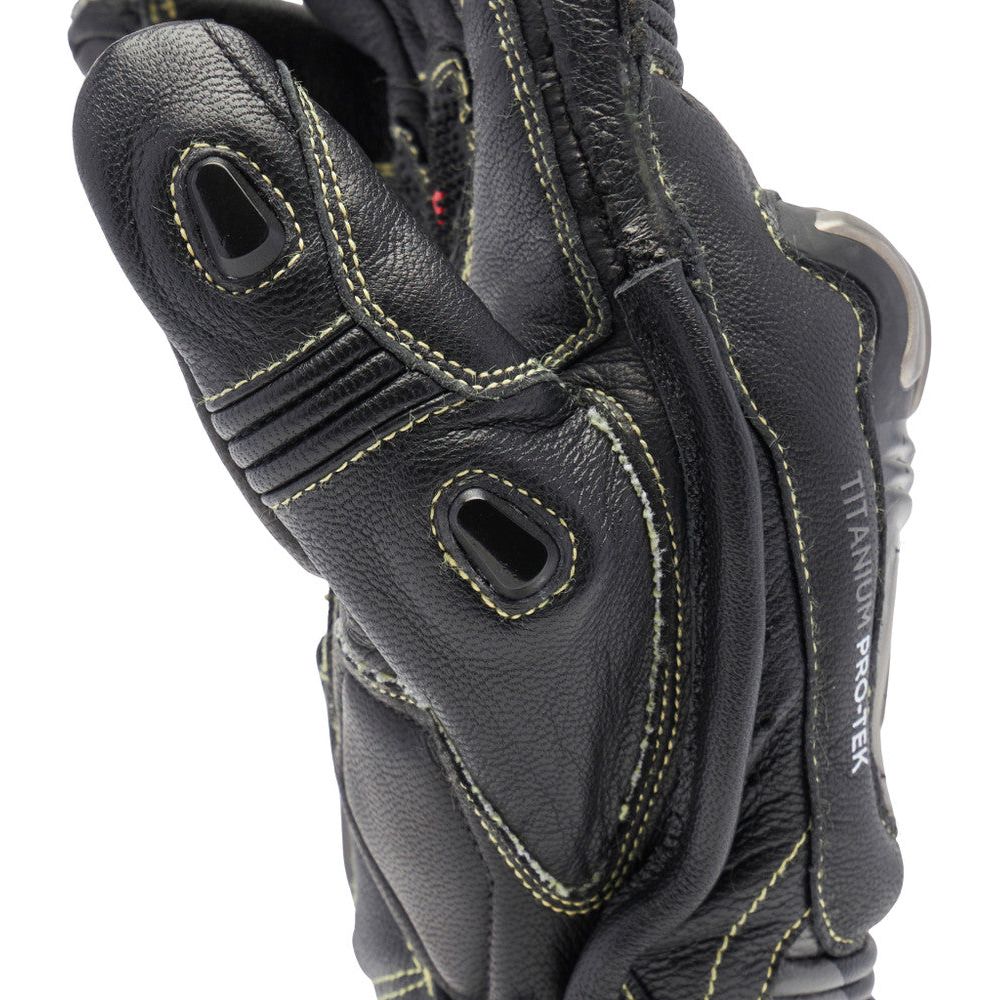 Dainese Full Metal 7 Leather Gloves Black / Black