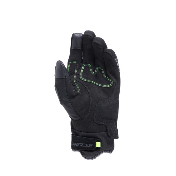 Dainese Fulmine D-Dry Gloves Black / Fluo Yellow / Dark Grey (Image 4) - ThrottleChimp