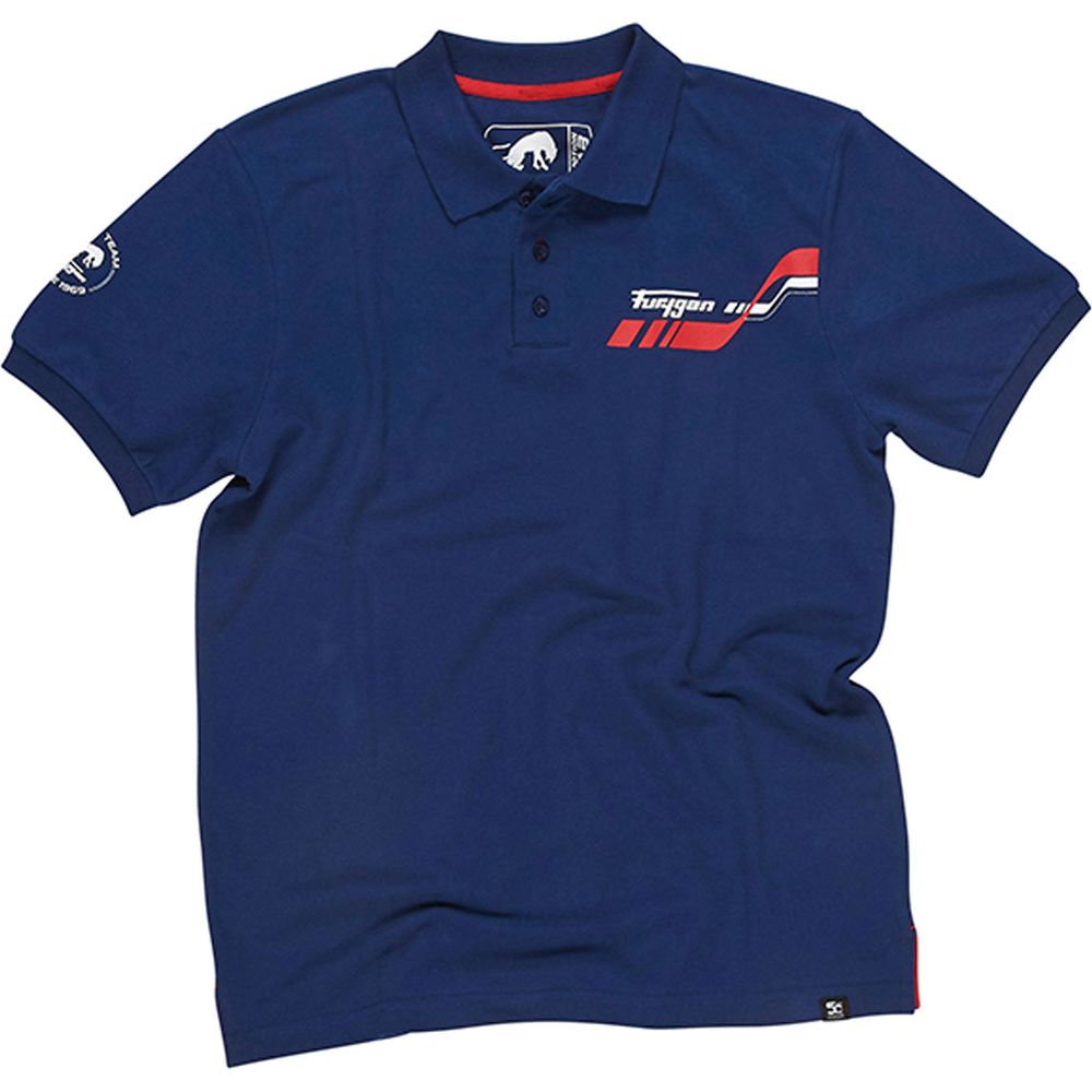 Furygan X Wings Polo T-Shirt Blue - ThrottleChimp