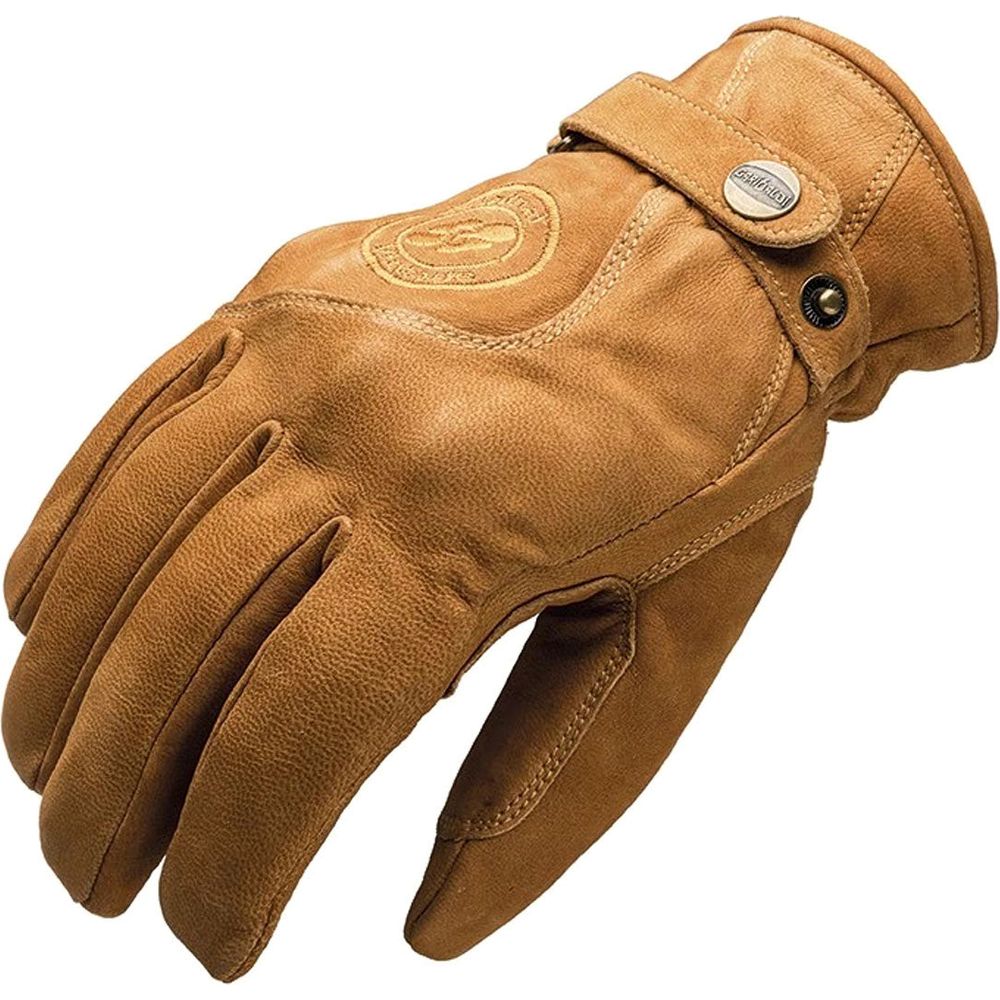 Garibaldi Urbe KP Vintage Leather Gloves Tabacco - ThrottleChimp