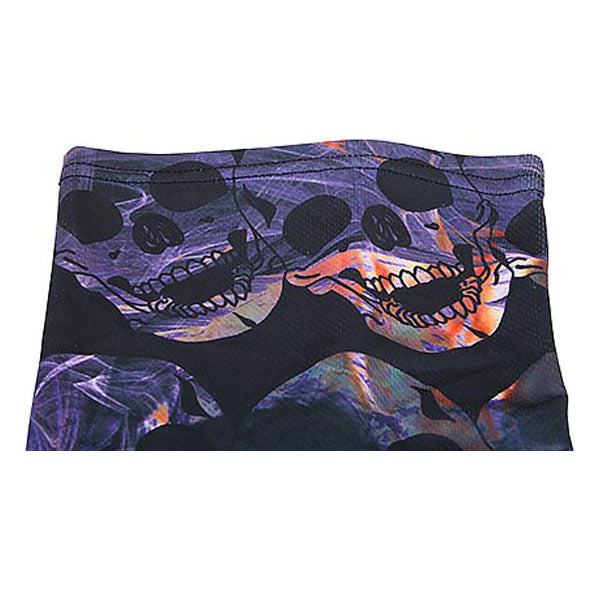 Gear Gremlin Skull Bandana Purple (Image 2) - ThrottleChimp