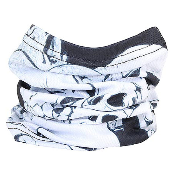 Gear Gremlin Skull Bandana White - ThrottleChimp