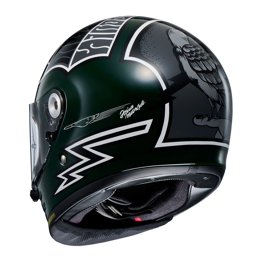 Shoei Glamster 06 Heiwa Motorcycles TC4 Full Face Helmet Green