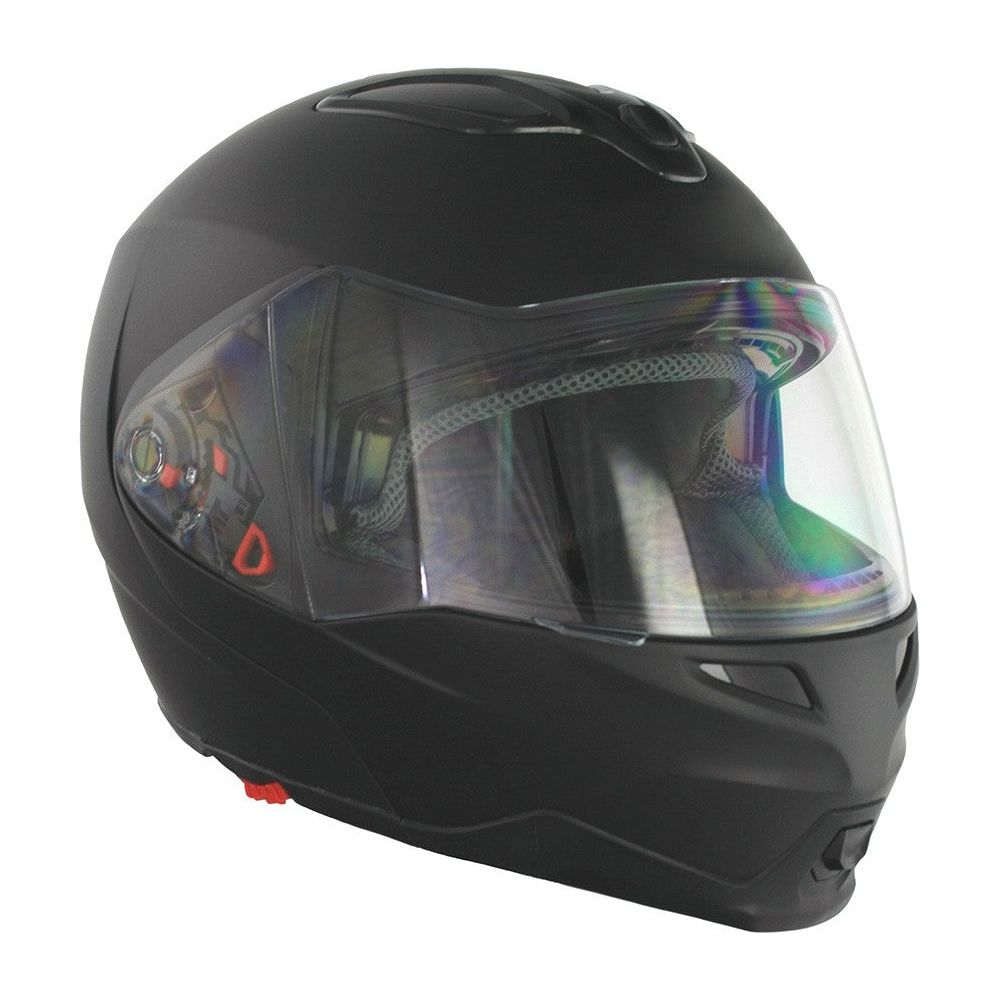 GSB G-339 Flip-Up Helmet Matt Plain Black - ThrottleChimp