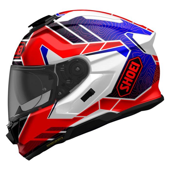 Shoei GT Air 3 Hike TC10 Full Face Helmet White FREE 1 YEAR Returns, FREE UK Delivery | ThrottleChimp