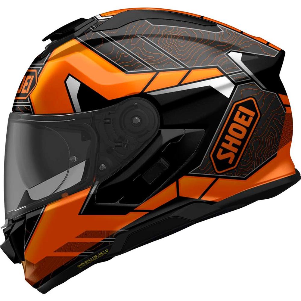 Shoei GT Air 3 Hike TC8 Full Face Helmet Orange FREE 1 YEAR Returns, FREE UK Delivery | ThrottleChimp