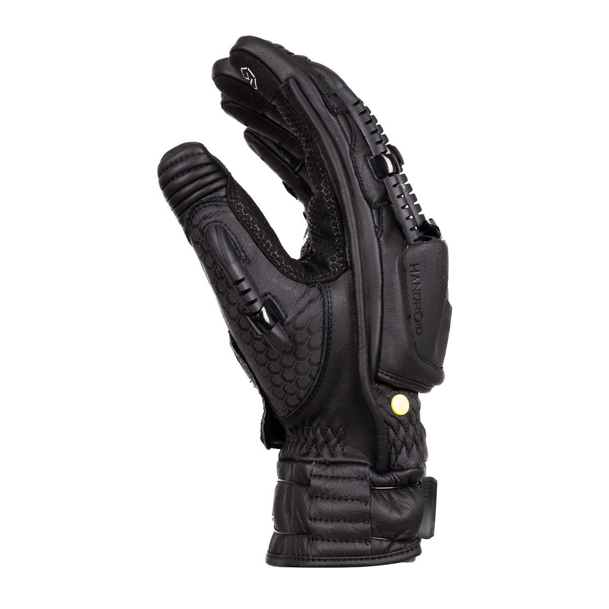 Knox Handroid POD MK5 Leather Gloves Black FREE 1 YEAR Returns, FREE UK Delivery | ThrottleChimp