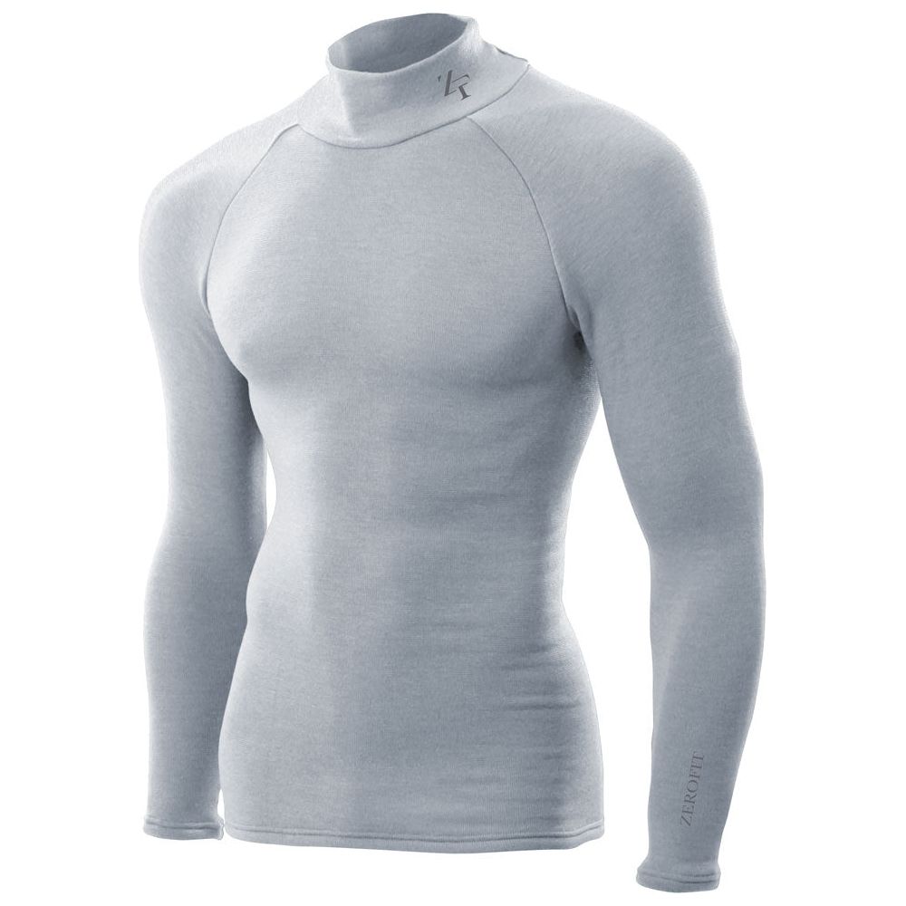 ZeroFit Ultimate Heatrub Long Sleeves Base Layer T-Shirt Grey