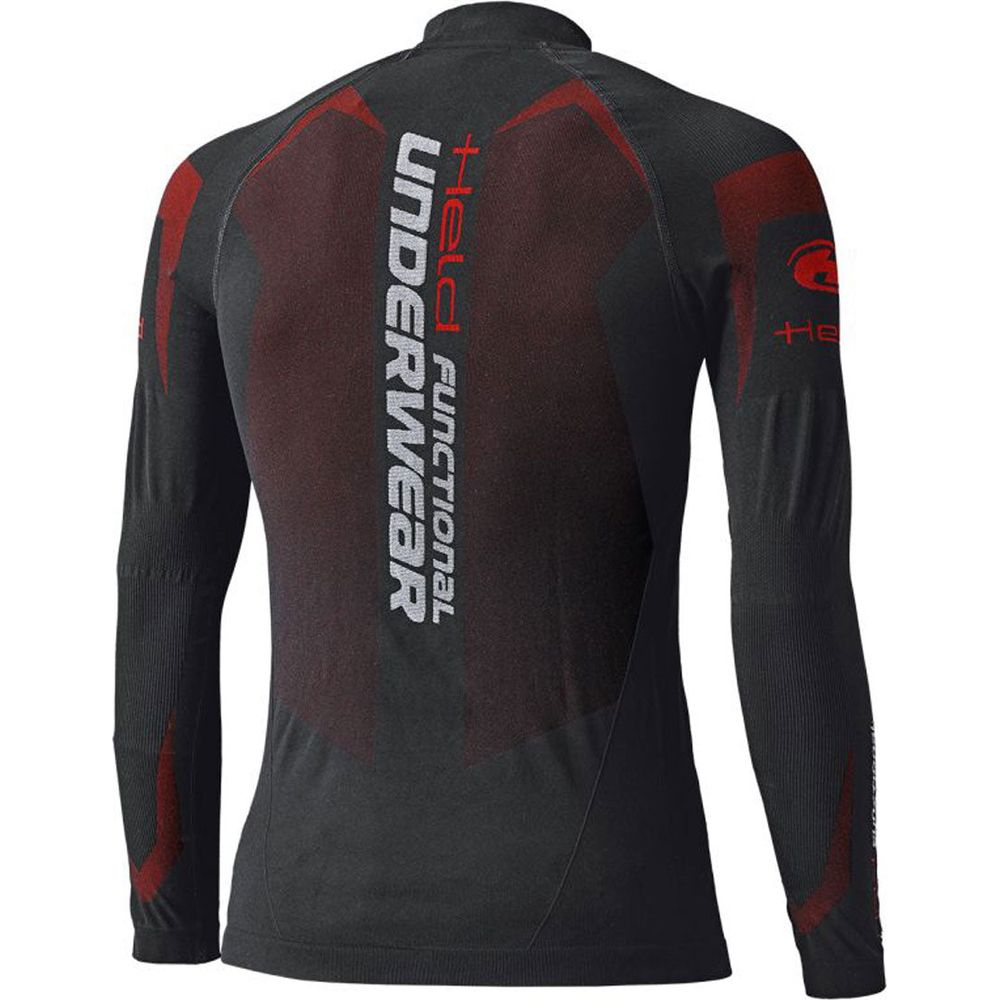 Held 3D-Skin Warm Top Ladies Base Layer Black / Red