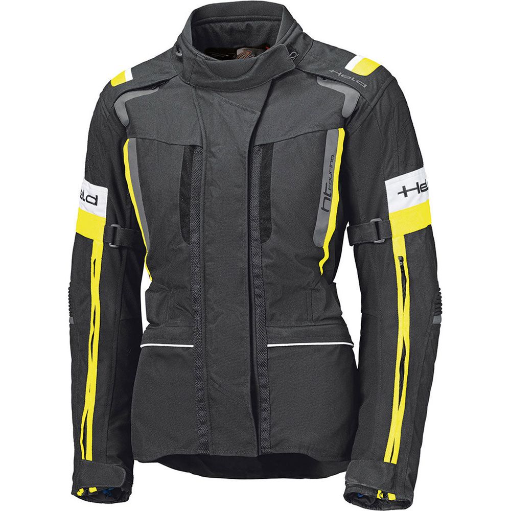 Held 4-Touring 2 Ladies Textile Jacket Black / Fluo Yellow - ThrottleChimp