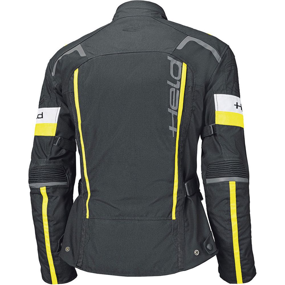 Held 4-Touring 2 Textile Jacket Black / Fluo Yellow (Image 2) - ThrottleChimp