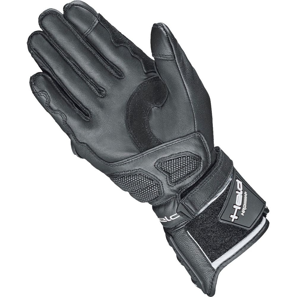 Held Akira RR Leather Gloves Black / White (Image 2) - ThrottleChimp