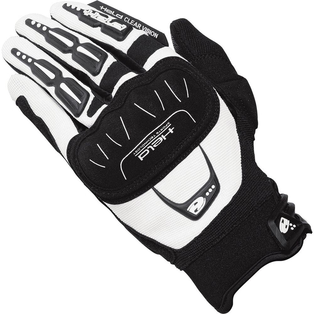 Held Backflip Textile Gloves White / Black