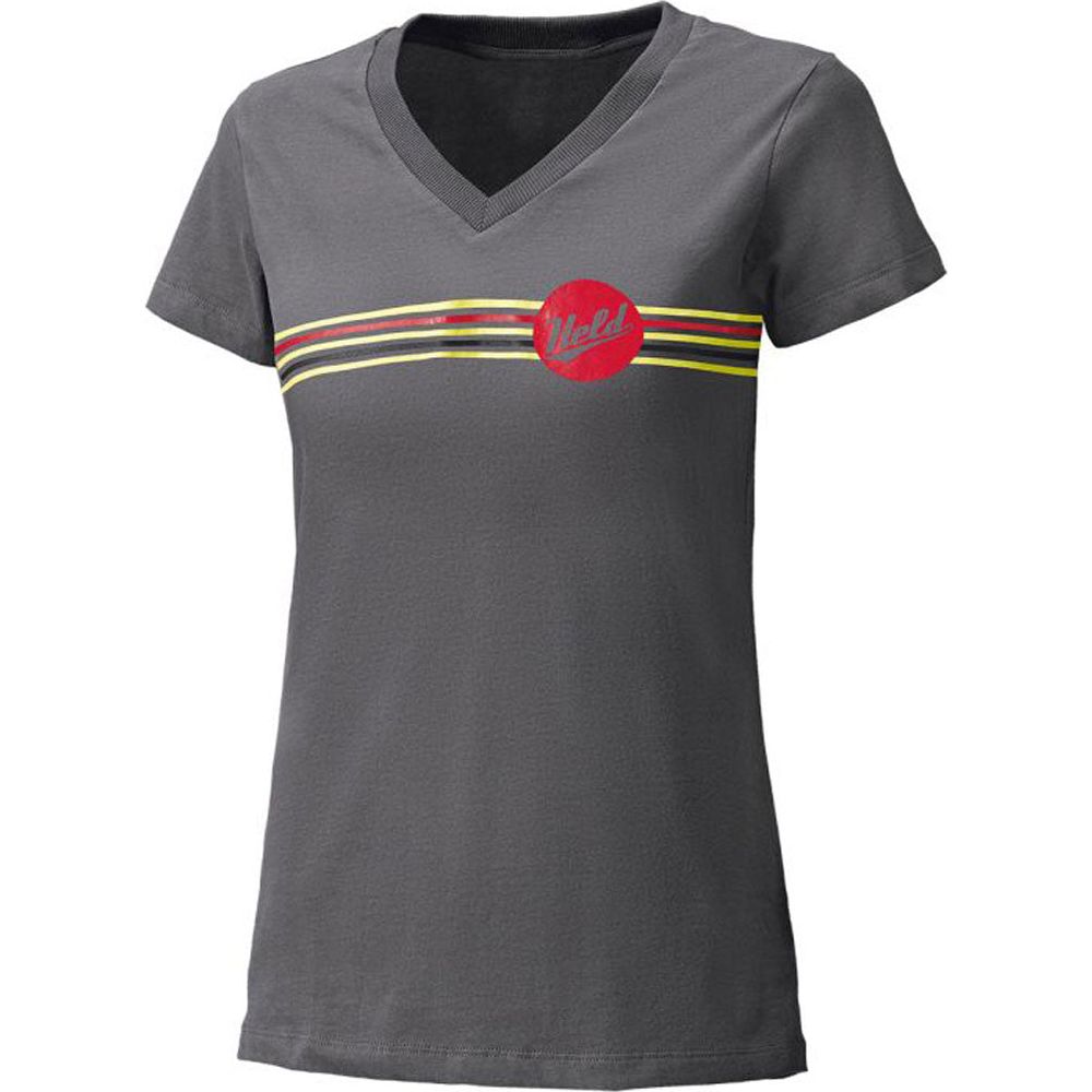 Held Be Heroic Ladies T-Shirt Grey / Red