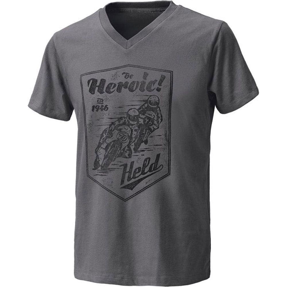 Held Be Heroic T-Shirt Grey