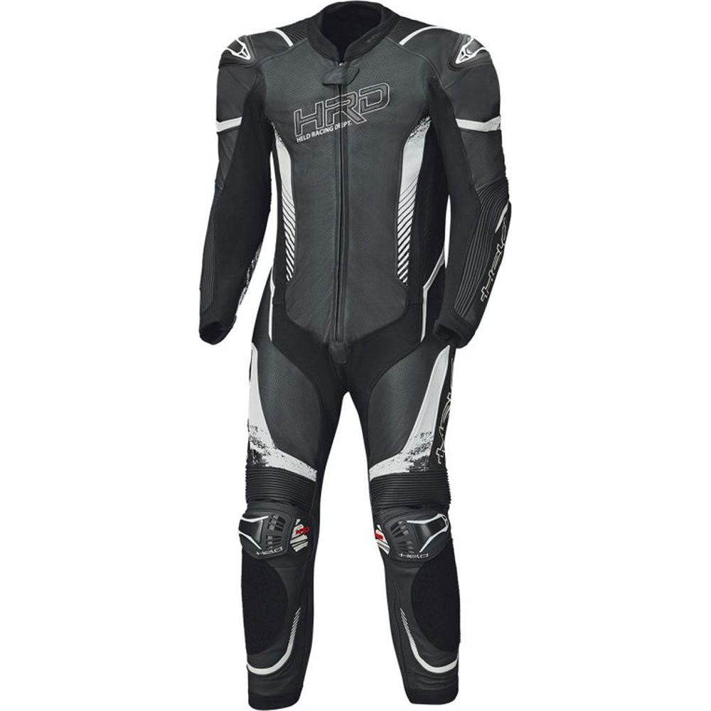 Held Brands Hatch 1 Piece Race Leather Suit Black / White - ThrottleChimp