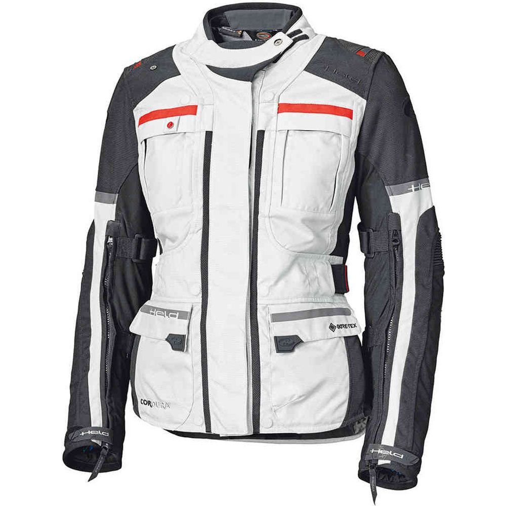 Held Carese Evo Ladies Gore-Tex Jacket Grey / Red