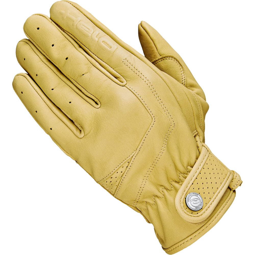 Held Classic Rider Leather Gloves Beige - ThrottleChimp