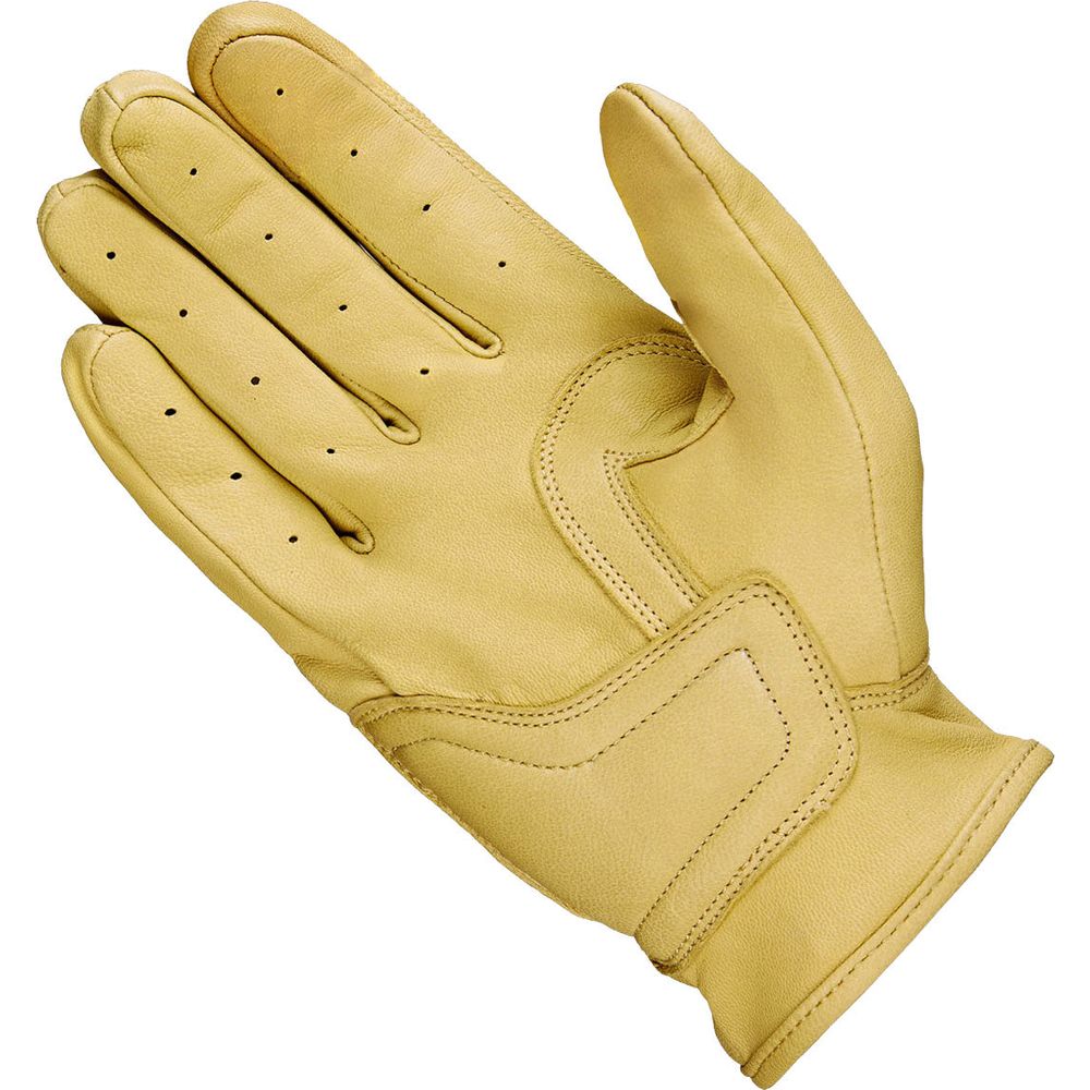 Held Classic Rider Leather Gloves Beige (Image 2) - ThrottleChimp