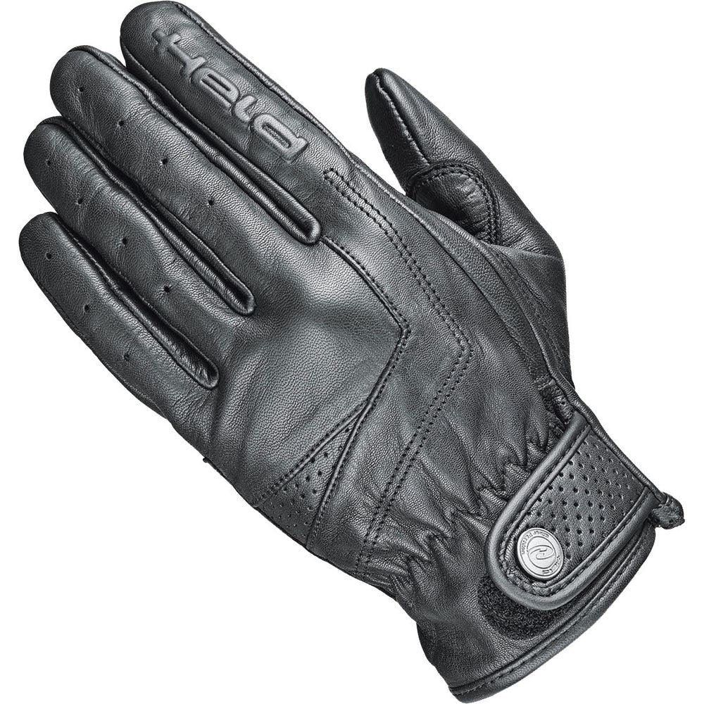 Held Classic Rider Leather Gloves Black - ThrottleChimp