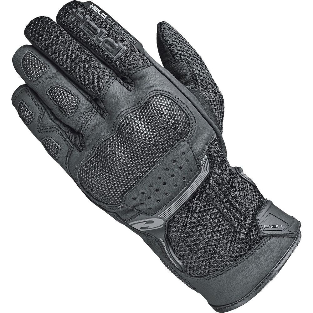 Held Desert 2 Leather Gloves Black - ThrottleChimp