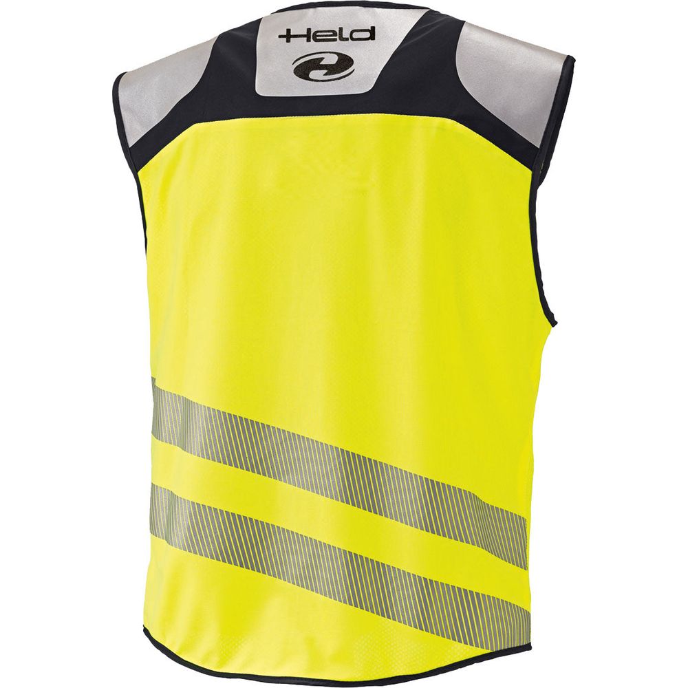 Held Flashlight 2 Reflective Vest Black / Fluo Yellow