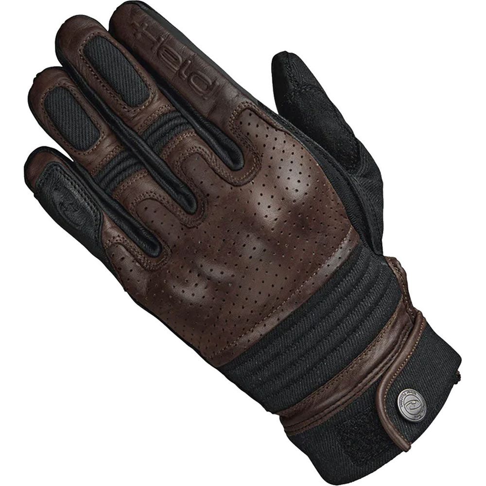 Held Flixter Leather Gloves Black / Brown - ThrottleChimp