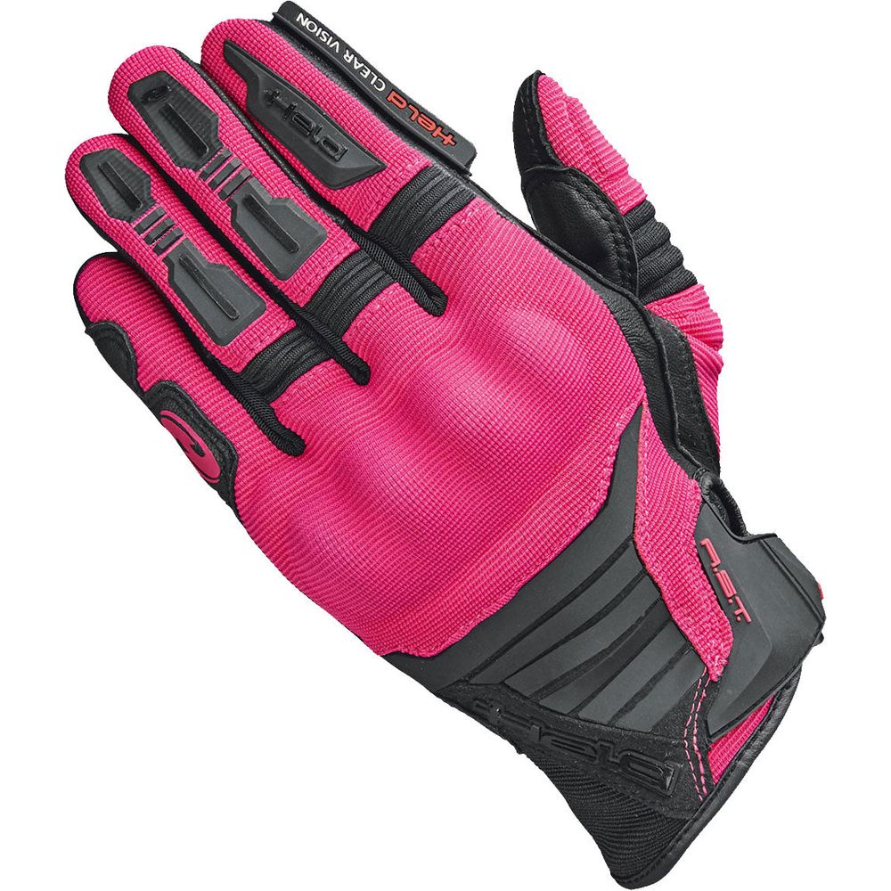 Held Hamada Ladies Leather Gloves Black / Pink